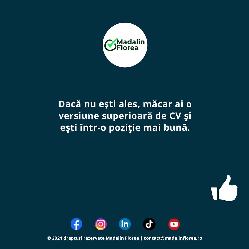 De ce să aplici la orice oportunitate și să ai un CV făcut?