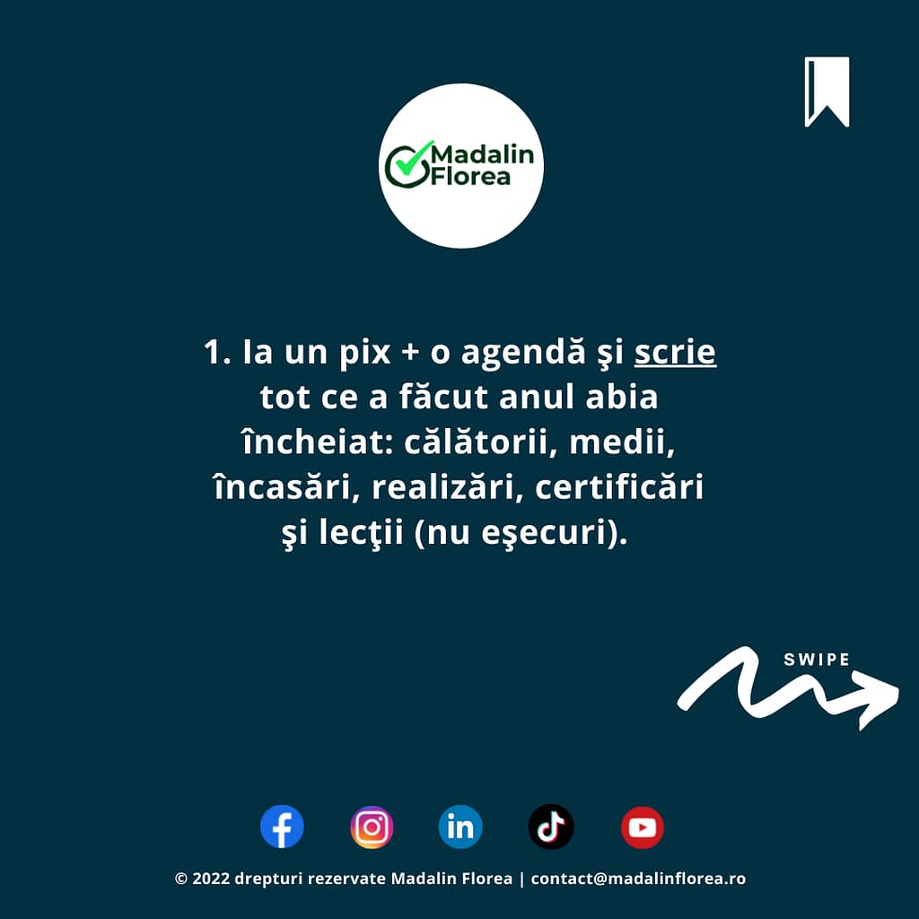 ce fac la fiecare inceput de an - madalinflorea.ro